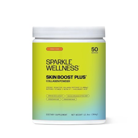 Sparkle Wellness Skin Boost Plus (Orange) [50-Serves] Collagen Powder Supplement