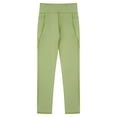 thumbnail image 3 of Lejafay Kids Girls Active Leggings Full Length Gym Workout Yoga Running Pants Trousers with Pockets Green 150, 3 of 8