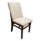 thumbnail image 1 of Silla Boston para comedor, tela lino beige, Color Parota SALVANTO Moderna, 1 of 4