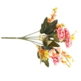 thumbnail image 3 of Worallymy 2 uds. 7 cabezas artificiales peonía pequeña simulación de tela decoración de flores hogar sala de estar adorno Floral Worallymy JD735804427, 3 of 7