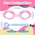 thumbnail image 6 of Vvinca Kids Swim Goggles with Bungee Strap for Ages 3-14, 6 of 8