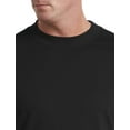 thumbnail image 2 of Harbor Bay by DXL Big and Tall Men's Moisture-Wicking Long-Sleeve Shirt, Black, 2XLT, 2 of 5