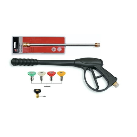 High Pressure/Power Washer Gun, Wand/Lance&Nozzle Kit Gasoline 4000PSI M22