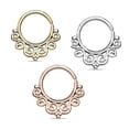 thumbnail image 3 of Septum Piercing Vintage Filigree Bendable Design, 3 of 3