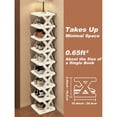 thumbnail image 3 of 9 Tier Narrow Shoe Rack, New Upgraded Shoe Shelf Small Vertical Shoe Stand, Space Saving DIY Free Standing Shoes Storage Organizer, 3 of 10