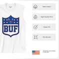 thumbnail image 6 of Buffalo Shield Men's Muscle Shirt Game Night Fantasy Football Fan Tailgate NY, 6 of 7