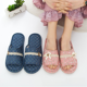 thumbnail image 4 of Zapatillas de algodón de tela a máquina para hombres y mujeres, zapatillas de interior para parejas con suelo de corcho, zapatillas de tela silenciosa para primavera, otoño e invierno, 4 of 5