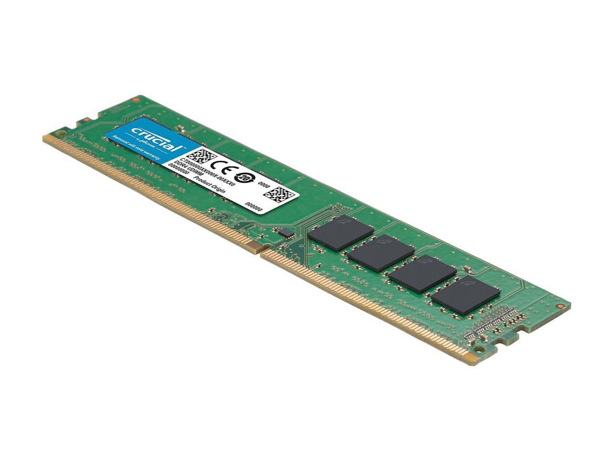 【未使用】Crucial 16GB KIT DDR4 UDIMM Crucial 16GB 288-Pin UDIMM DDR4 (PC4-19200) Server Memory Module