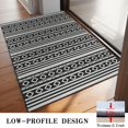 thumbnail image 3 of Bohemian Retro Floral Non-Slip Entryway Door Mat,Boho Indoor Decor Durable Low Plush Door Mat,Washable Welcome Rug for Patio Hallway Home Decor 20x32 Inches, 3 of 7
