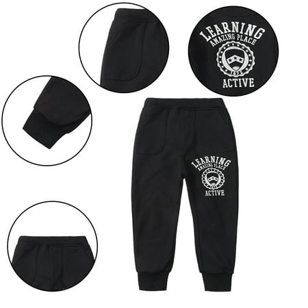 

KYAIGUO Baby Toddler Jogger Cinch Sweatpants for Boys 1-7T Spring Casual Joggers Pant Autumn Sweatpants Trousers