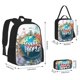 thumbnail image 2 of Fotbe Travel Around The World Set Escolar 3 en 1 para Niños - Mochila Duradera con Lonchera Aislante y Estuche para Lápices - Mochila Escolar para Niños y Niñas, 2 of 7