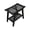 Black, variant on Fairway Avenue Home Solid Bamboo 19.5" Slat Spring Bench, Natural
