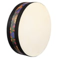 thumbnail image 3 of LNGOOR Tambourin en Bois 10” Instrument de Percussion, 3 of 8