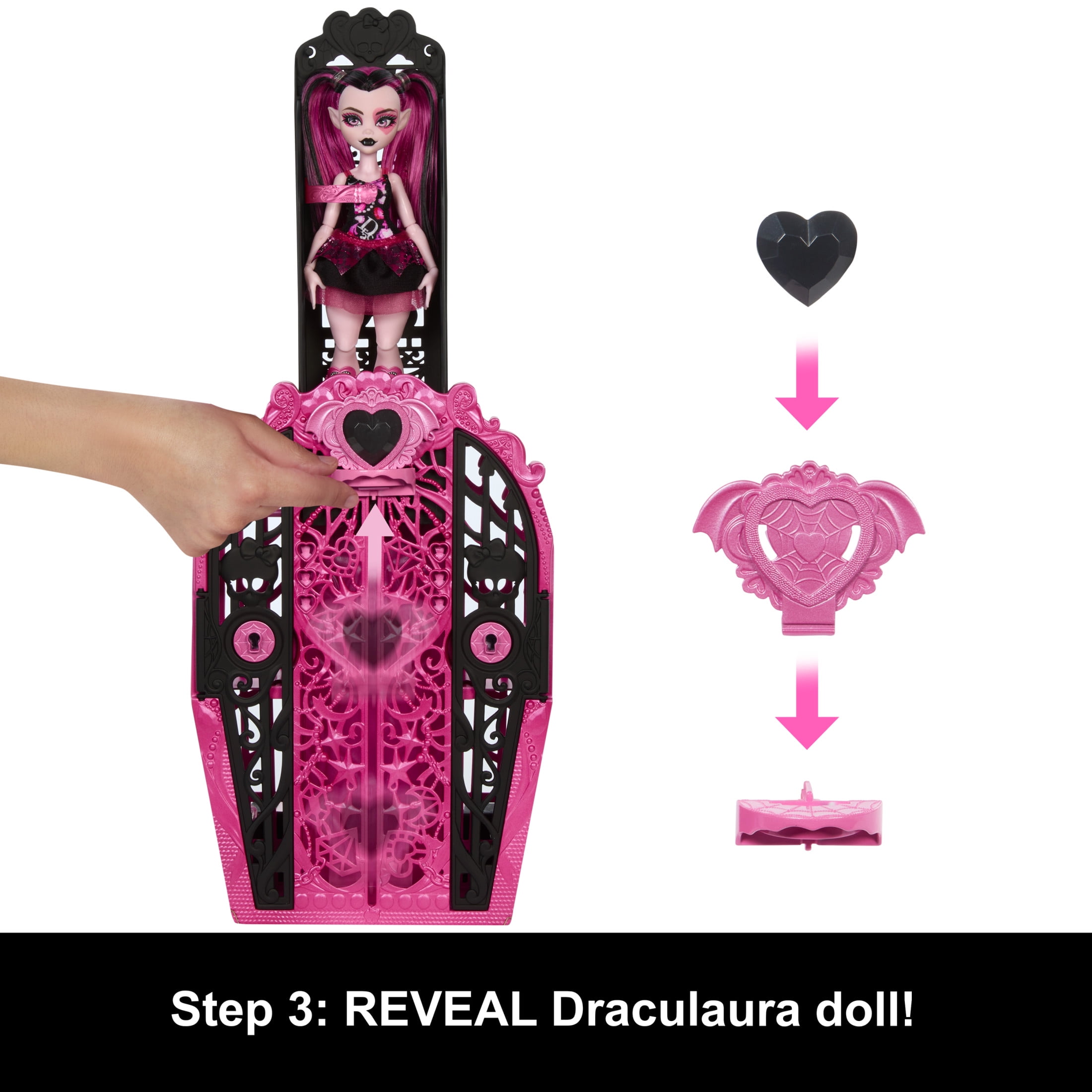 Monster High Draculaura Doll with Skulltimate Secrets Closet