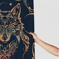 thumbnail image 3 of Orinice Wolf Moon Pattern Bathroom Decor Set with Hooks, Colorful Luxurious Graphic Print Polyester Fabric Shower Curtain, Waterproof and Easy to Install 69x72, 3 of 7