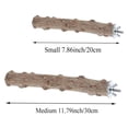 thumbnail image 2 of JTAOT Wood Perch Stick Natural Stand Parrot Perch Paw Beak Grinding Stick for Parrot Parakeet Cockatiel Conure Lovebird Budgie (11.79inch/30cm), 2 of 7