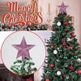 thumbnail image 2 of Glitter Star Tree Topper Christmas Sparkle Holiday Tree Topper Decorations Xmas Ornament for Home Christmas Party Festive Decor Glitter Star Tree Top Decoration for Xmas Tree, 2 of 8