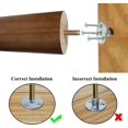 thumbnail image 2 of Wooden Furniture Legs Sofa Legs Replacement Feet Fit For Dressing Table Cabinet Couch Dressing Table Chair 4pcs 12cm, 2 of 4