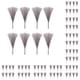 thumbnail image 1 of Injueey 8 piezas Elegante decoración de hierba de pampa artificial para interiores y exteriores Hierbas de pampa artificiales Flor degradado Gris degradado >45cm 10Conjunto, 1 of 6