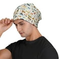 thumbnail image 3 of Xecao Dogs Funny Pets Print Beanie Knitted Hat for Men Women, Winter Fashion Knit Cuffed Caps Unisex, 3 of 7