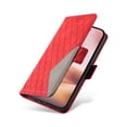 thumbnail image 4 of Compatible with iPhone 16 Wallet Flip Case, Classic PU Leather Shockproof Protective for Men Women Card Slots Kickstand Magnetic Closure Phone Case Cover for iPhone 16, Red, 4 of 9
