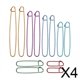 thumbnail image 1 of Juego De 4x12 Soportes Para Puntadas De Tejer, Juego De Soportes Para Puntadas De Hilo Para Manualidades Con Agujas DIY, 1 of 8