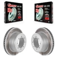 thumbnail image 1 of Genius Rear Coated Disc Brake Rotors Pair for Car Ford F-350 Super Duty F-250 F-450 KG-100457, 1 of 9