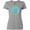 Athletic Heather, variant on Blue Donut Women's T-Shirt