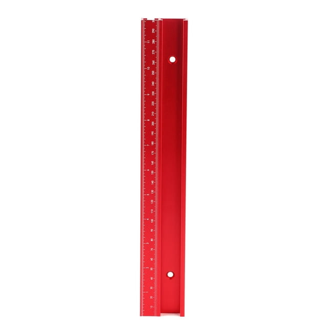 Goulotte de Menuiserie, Goulotte de Menuiserie, Rail de Guidage en Alliage d'Aluminium Type 45 Poignée Poussée Pièces de Fixation de Scie à Table, Échelles Métriques et Impériales, Outils