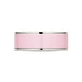thumbnail image 4 of Ladies Pink Ceramic and Stainless Steel 7.5mm Polished Band Ring, 4 of 6