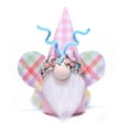 thumbnail image 2 of CuiLiyq Easter Gnomes Decorations, 1 Pcs Plush Easter Bunny Handmade Elf Stuffed Doll Rabbit Gifts, Cute Easter Butterfly Faceless Dwarf Bunny Household Ornaments, Home Decor (A), 2 of 3