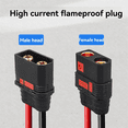 thumbnail image 4 of QS8-S Heavy Duty Battery Connector Anti-Spark Gold Connector Large Power Plug for RC Plant Protection Drone Car Model, 4 of 8