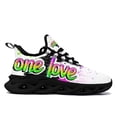 thumbnail image 5 of Coolcustomize Women's /Lime "One Love" Low-Top Sneakers - Lightweight Breathable Lace-Up Shoes with Sole Suitable for Running, Walking & Casual Attire - All-Season Casual Athletic Footwear, 5 of 10