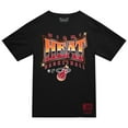 thumbnail image 2 of Men's Mitchell & Ness  Black Miami Heat Worldwide Collection Glow Up T-Shirt, 2 of 3