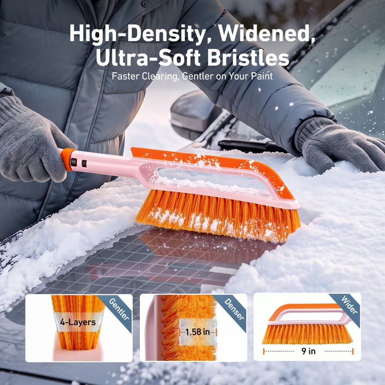 Snow Brush with Ice Scraper and Squeegee, 27 Inches photo 7