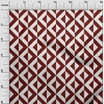 thumbnail image 3 of oneOone Rayon Maroon Fabric Geometric Sewing Craft Projects Fabric Prints By Yard 56 Inch Wide, 3 of 4
