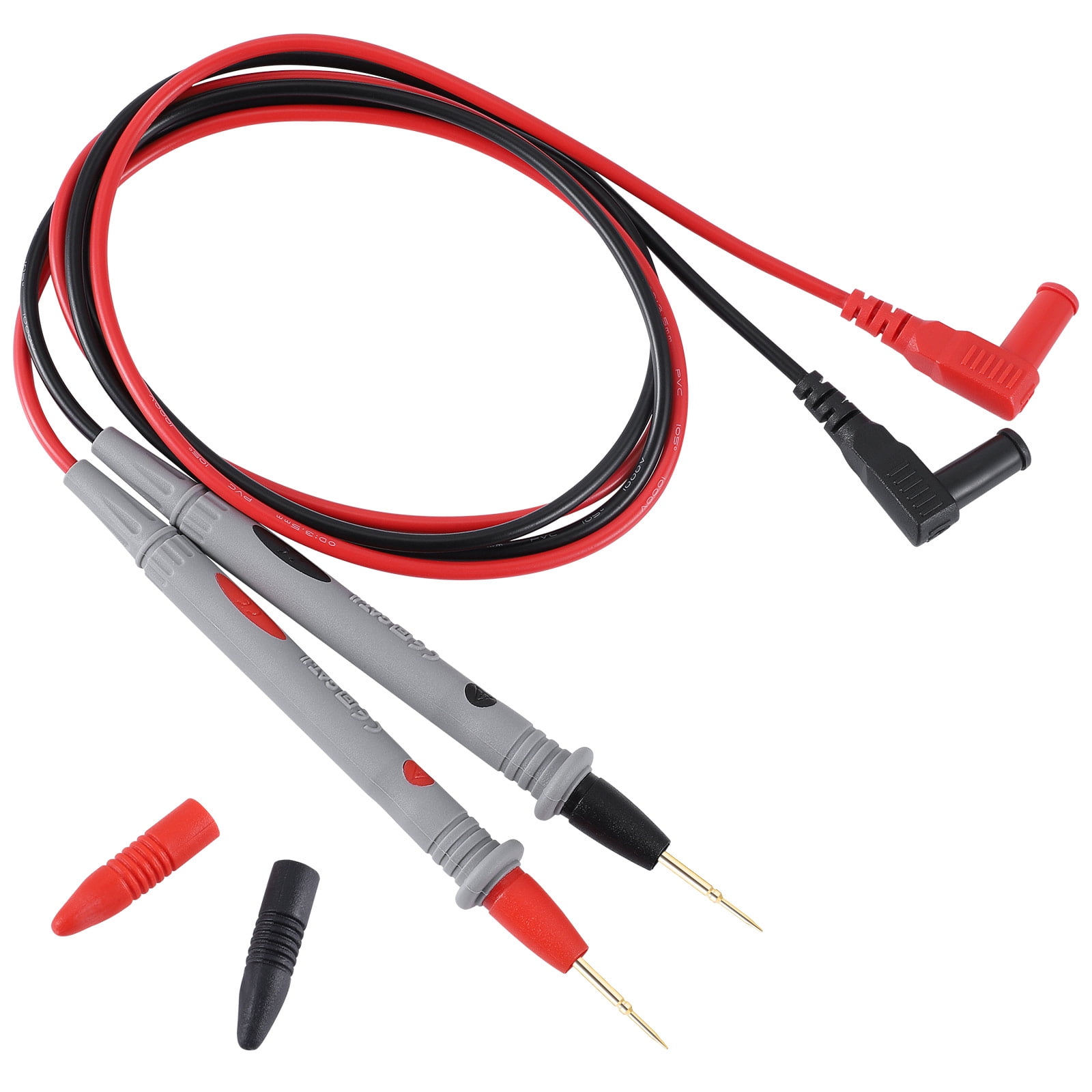 1Pair Universal Needle Tip Probe Test Leads Wire Pen Pin Digital Multimeter 