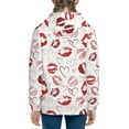 thumbnail image 6 of Naloa Red Lips Teenage Zipper Hoodie, Long Sleeve Zip Up Hoodies Casual Jackets Tops for 7-12 Years-Medium, 6 of 6