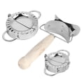 thumbnail image 2 of M Buder Set para Hacer Empanadas y Dumplings de Acero Inoxidable 304, Moldes Manuales, Accesorios de Cocina (18 x 8.5 cm / 7.1 x 3.3 inches), 2 of 9