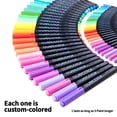 thumbnail image 6 of Truecolor 60 Colors Soft Tip Acrylic Paint Markers, Single Tip Paint Pens in PP Storage Case for Glass, Ceramic, Wood, Plastic, Canvas and Paper, 6 of 7
