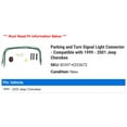 thumbnail image 2 of Parking and Turn Signal Light Connector - Compatible with 1999 - 2001 Jeep Cherokee 2000, 2 of 2