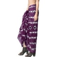 thumbnail image 3 of HAPPY BAY Women's Bikini Skirt Sarong Swimsuit Cover up Summer Wraps Bathing suit Swimwear Beach Wrap Skirts for Women One Size Purple, Tie Dye, 3 of 4