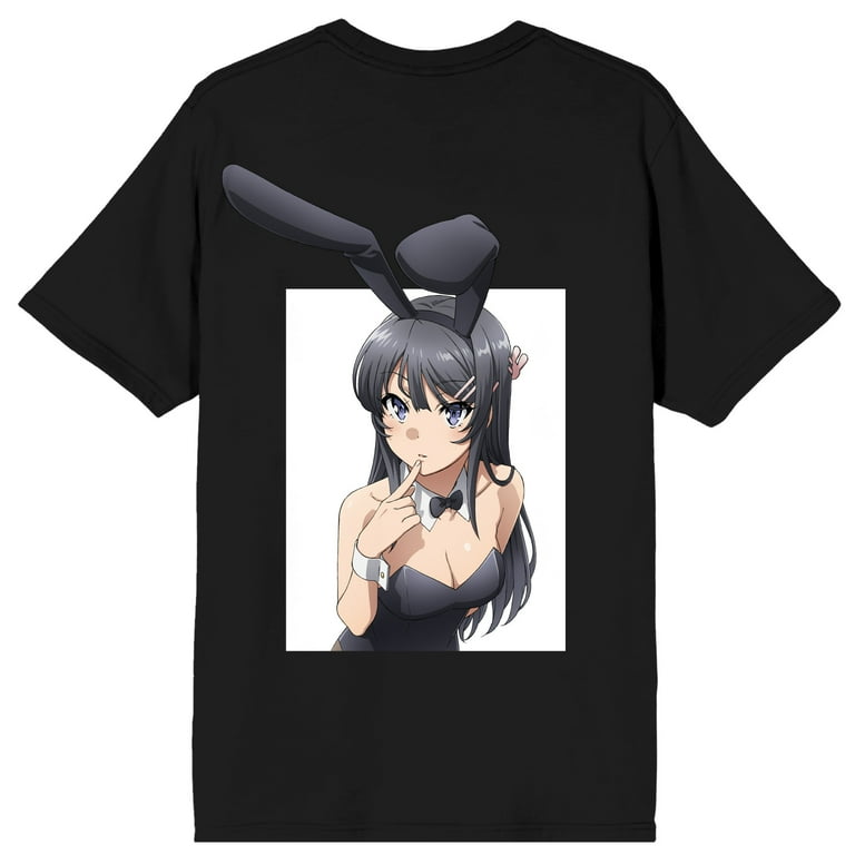 Anime Manga Bunny Girl Senpai School Costume T-Shirt Anime Manga Bunny Girl Senpai School Costume T-Shirt