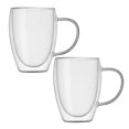 thumbnail image 1 of 2 tazas de agua de vidrio multiusos de gran capacidad, transparentes y seguras, de doble capa para el hogar., 1 of 13