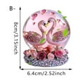 thumbnail image 2 of RKSTN Valentine's Day Swan Rabbit Acrylic Keychain - B, 2 of 4