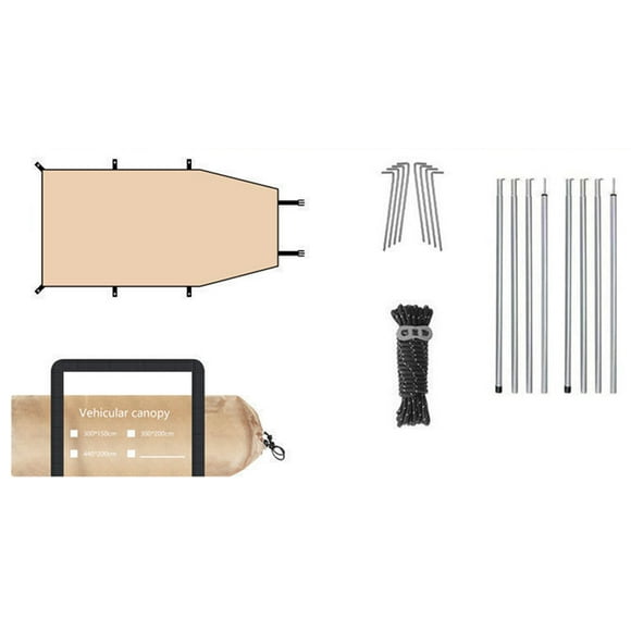 Thinsony Car Roof Top Tent Comfortable Retreat On Road Camping Tent For Outdoor Travel khaki
