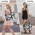 thumbnail image 6 of Large Capacity Tote Bag,Pioneer Flower Floral Print Pattern Handbag Fashion Luxury Tote Bag,15.7"x13"x 5.1" Inches,Laptop Compatible, 6 of 6