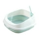 thumbnail image 5 of Bandeja sanitaria para gatos con arenero extraíble, resistente a salpicaduras y de gran tamaño, semi cerrada para Azul, 5 of 9