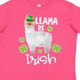 thumbnail image 4 of Inktastic St. Patrick's Day Llama Be Irish with Green Shamrocks Boys or Girls Toddler T-Shirt, 4 of 5