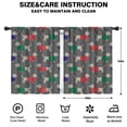 thumbnail image 2 of Blackout Kids Curtains,Dachshund Footprint Childrens Insulated Curtains Set Of 2,Bedroom Essentials,Toddler Room Decor 42x54in(106x137cm), 2 of 4